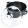 Risoli сотейник с крышкой Fusion Steel 20см с покрытием Titanium 6 (00097FA/20TP )