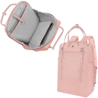 Victorinox Сумка-рюкзак Victoria Harmony 15,6'', розовое золото, нейлон/кожа/микрозамша, 28x13x41 см (601771)