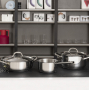Barazzoni Кастрюля с крышкой Chef Line нержавеющая сталь 3,8 л, диаметр 22 см (163602022)