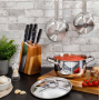 Barazzoni Кастрюля с крышкой Chef Line нержавеющая сталь 3,8 л, диаметр 22 см (163602022)