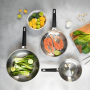Barazzoni Сковорода 33 Carati нержавеющая сталь 2,1 л, диаметр 28 см (170106028)