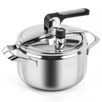 Barazzoni Скороварка My Pot нержавеющая сталь 7 л, диаметр 22 см (5400450070)