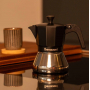 Barazzoni Кофеварка гейзерная La Caffettiera Deluxe Induction на 3 чашки (83000510380)