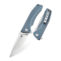 Нож Bestech Mako сталь K110, рукоять G10 серая (BG27C)