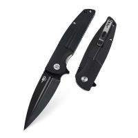 Нож Bestech Fin сталь 14C28N, рукоять G10 черная (BG34A-3)