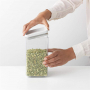 Brabantia Пластиковая емкость для продуктов Tasty+ 1.6 л (122484)
