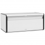 Brabantia Стальная хлебница Fall Front 46.5 см белый (306006)