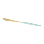 Cutipol Набор столовых приборов Goa Gold Matte Turquoise на 6 персон 24 пр. (GO.006.TGB)