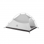 Naturehike Палатка Сloud up 2 NH17T001-T 20D двухместная с ковриком, синяя (6927595783283)
