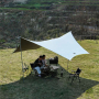 Naturehike Тент Hexagonal NH20TM087 68D, 520*420 см для кемпинга, серо-зеленый с двумя стойками (6975641886587)