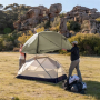 Naturehike Палатка Mongar CNK2550WS037 20D трехместная, зеленый (6977465863577)