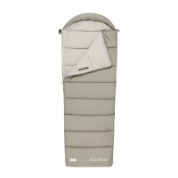 Naturehike Спальный мешок CNK2350WS023 MS300 с капюшоном, зеленый, молния справа (6977465864055)