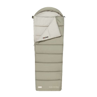 Naturehike Спальный мешок CNK2350WS023 MS500 с капюшоном, зеленый, молния справа (6977465865960)