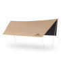 Naturehike Тент Cloud Skies Tarp Lite CNK2350WS015 150D, 550*465 см для кемпинга, светло-коричневый (6977465866424)
