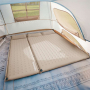 Naturehike Коврик CNK2550WS025 D Series 6см с подушкой R4.9 Double самонадувной бежевый (6977465868756)