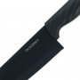 OKROSHKA Нож поварской КРУТОН, 19,3 см черный (OK912P-B-CH)