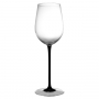 Riedel Хрустальный бокал для вина Mature Bordeaux ручной работы 350 мл прозрачный/черный Sommeliers Black Tie  (4100/0)