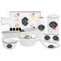Easy Life Фарфоровая чайная пара Чай Кухня в стиле Ретро 300 мл Kitchen Basic (EL-R1601/KIBT)