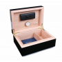 GENTILI Хьюмидор Fumatore Dorato на 50 сигар, Черный лак (SV50-Black-Smoker-Gold)