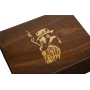 GENTILI Хьюмидор Fumatore Dorato на 50 сигар, Дуб (SV50-Oak-Smoker-Gold)