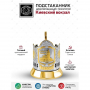 Кольчугинский мельхиор Подстаканник никелированный с позолотой 