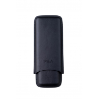 Parenti-Agostinelli Чехол на 2 сигары Cohiba Behike 56 (диаметром до 24 мм), кожа, черный (T1351-Black)