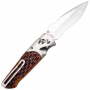 SOG Складной нож Arcitech Jigged Bone сталь VG-10, рукоять кость (A01)
