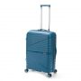TORBER Чемодан NEVO средний синий (T2207M-Blue)